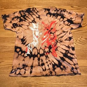 Naruto Graphic Tie Dye Short Sleeve T-Shirt